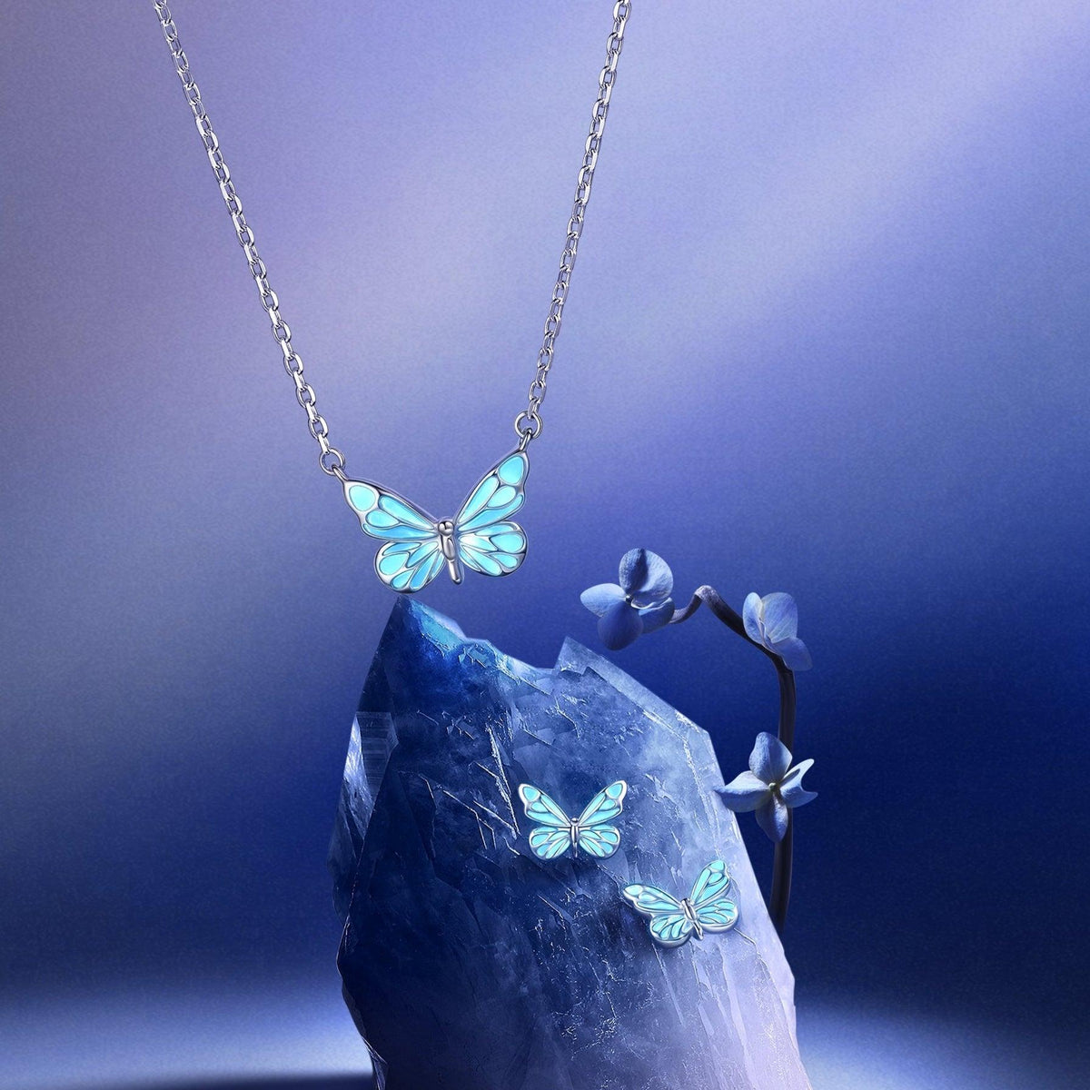 Butterfly Glow Necklace